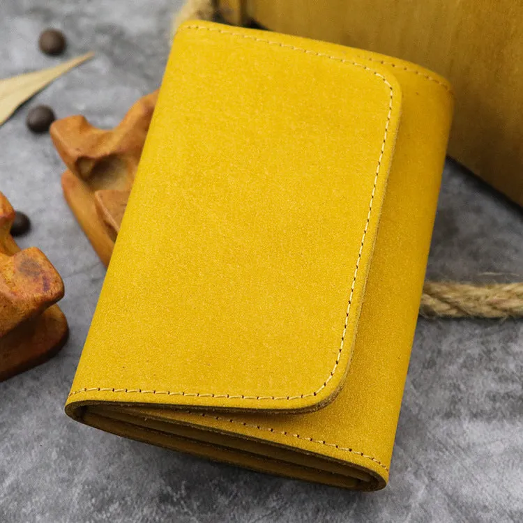0 Handmade Retro Card Holder Leather Wallet