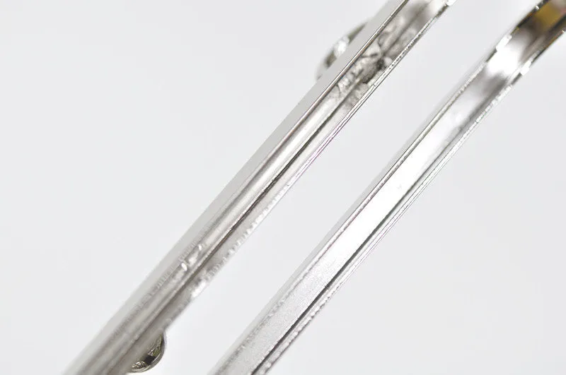 18 x 7.5cm ( 7" x 3" ) Silver Purse Frame Handle Purse Frame