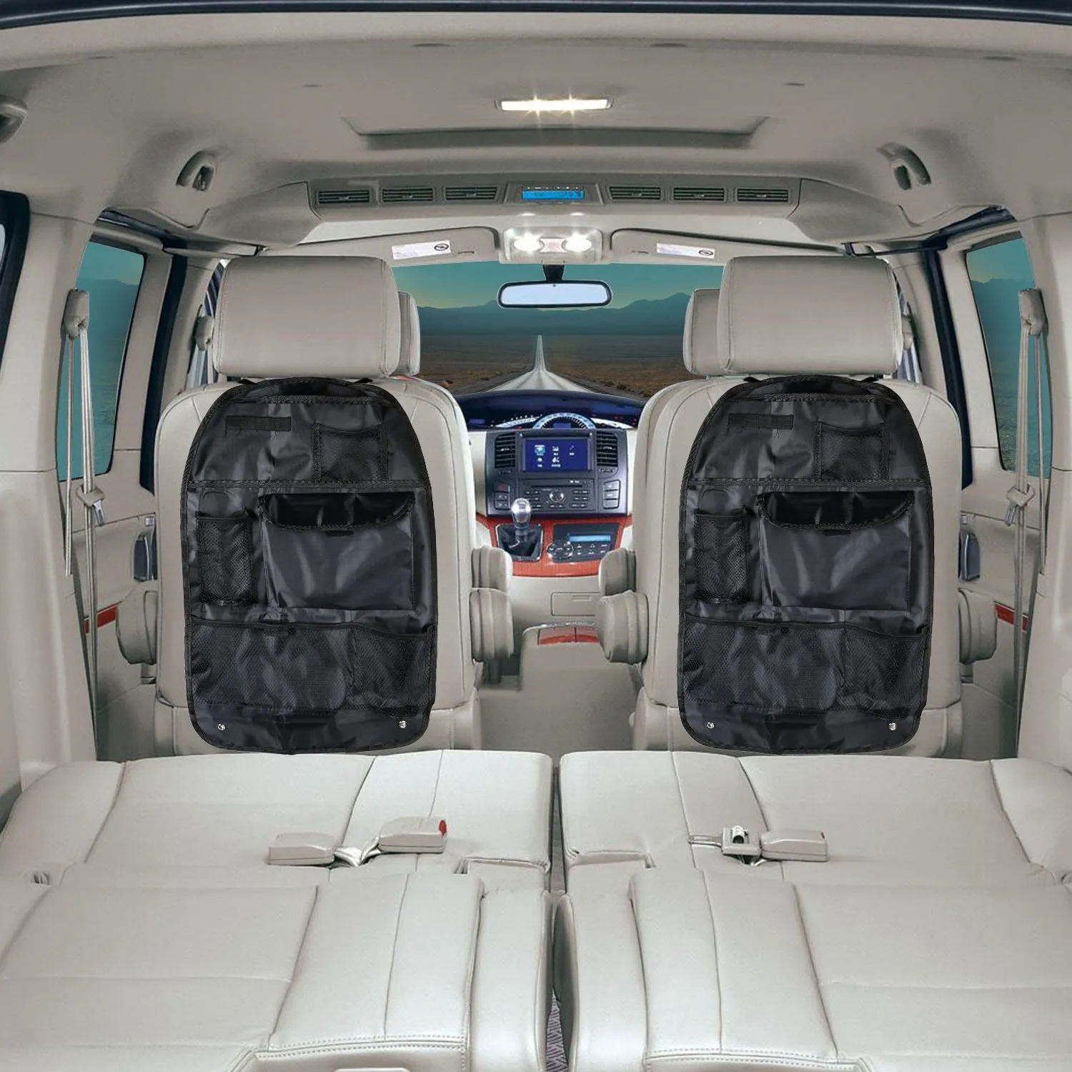 2-Piece: Car Backseat Organizer