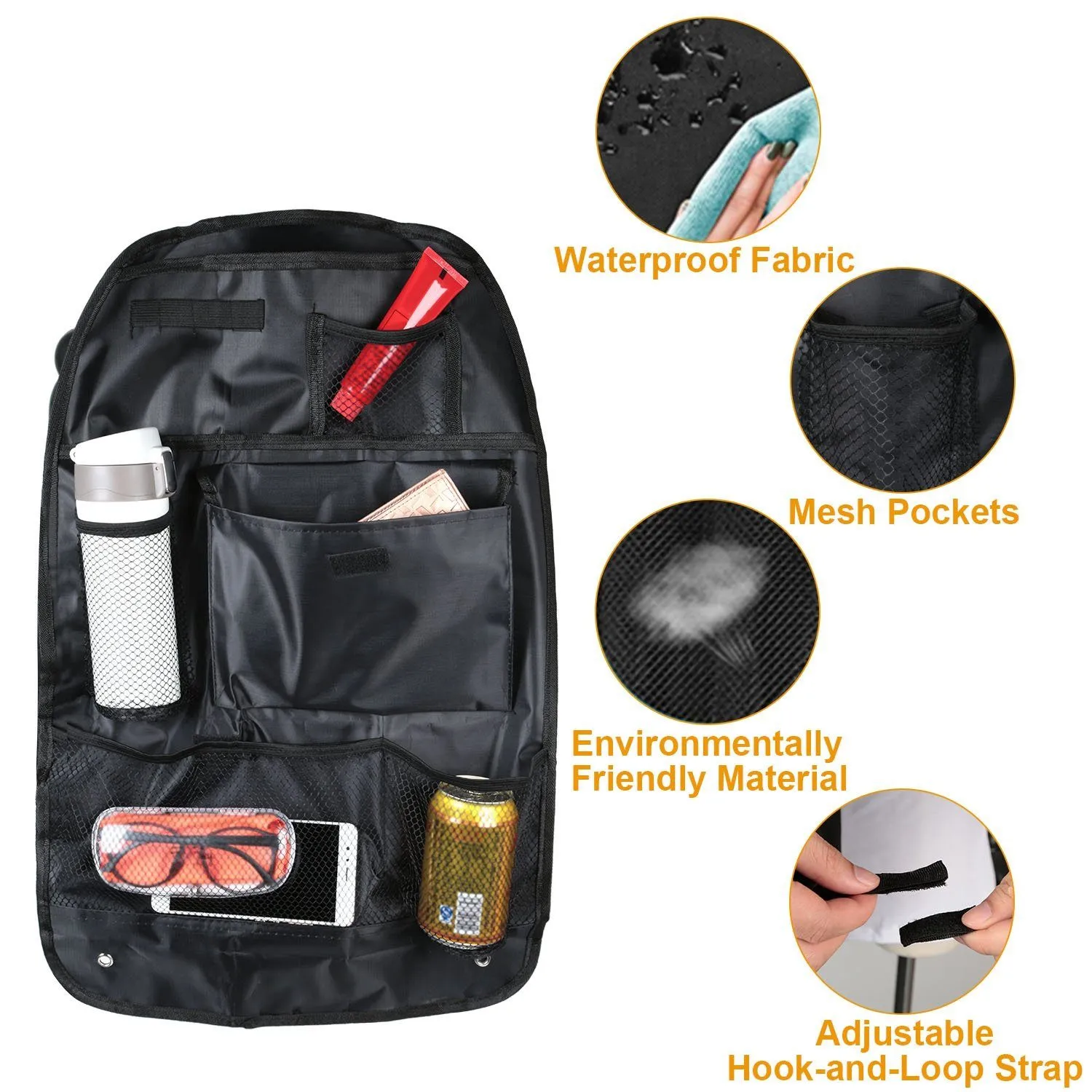 2-Piece: Car Backseat Organizer