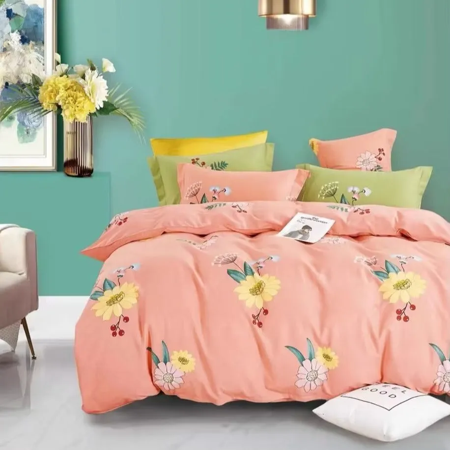 200x230cm Cotton Knitted Blanket with Customized Patterns, Handmade Weaving and Printing Craftsmanship