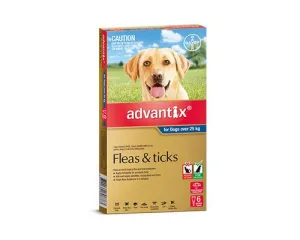 ADVANTIX DOG XL 25KG  6PACK