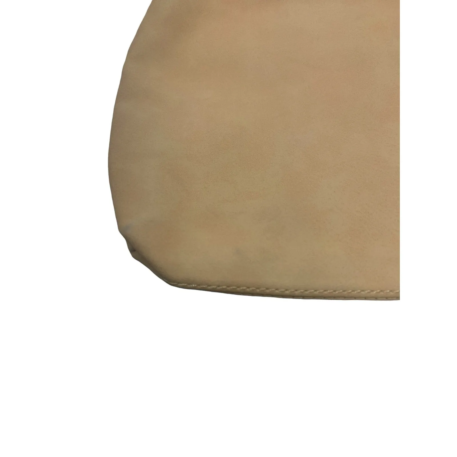 Anthropologie Beige Faux Suede Bag
