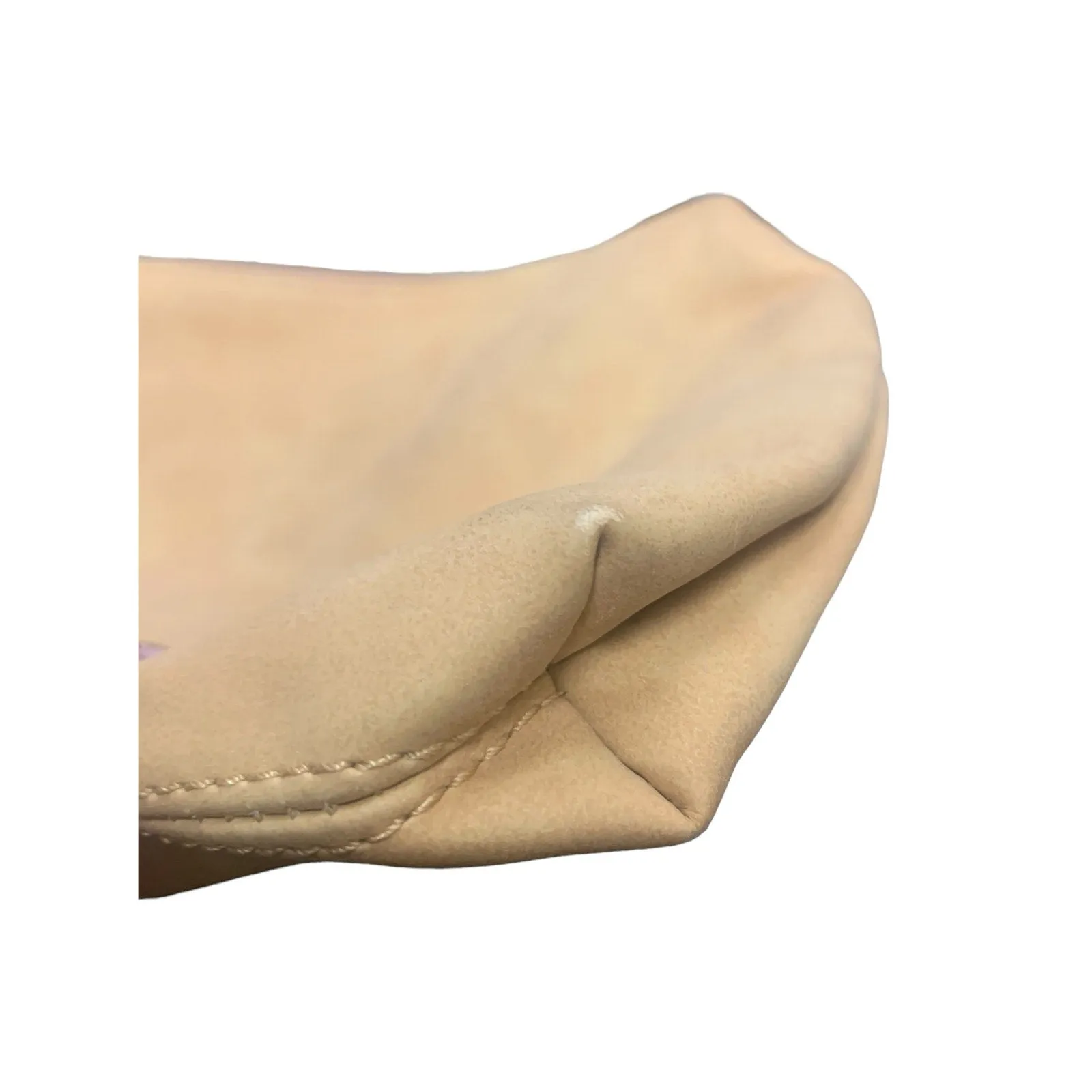 Anthropologie Beige Faux Suede Bag