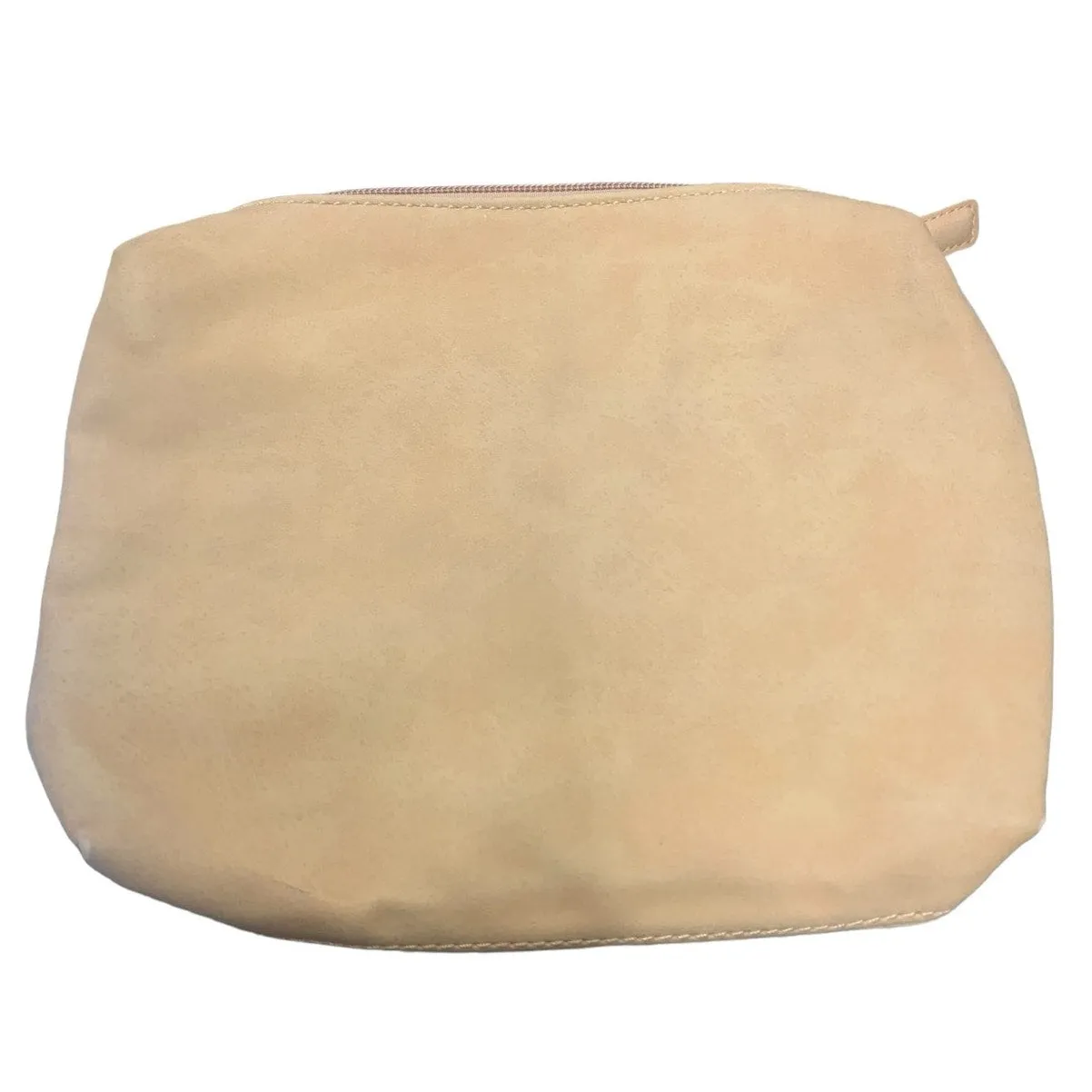 Anthropologie Beige Faux Suede Bag