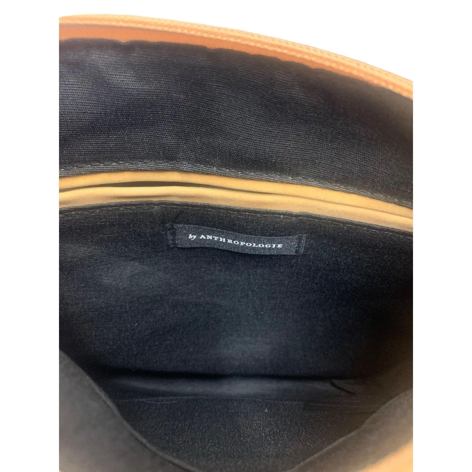 Anthropologie Beige Faux Suede Bag