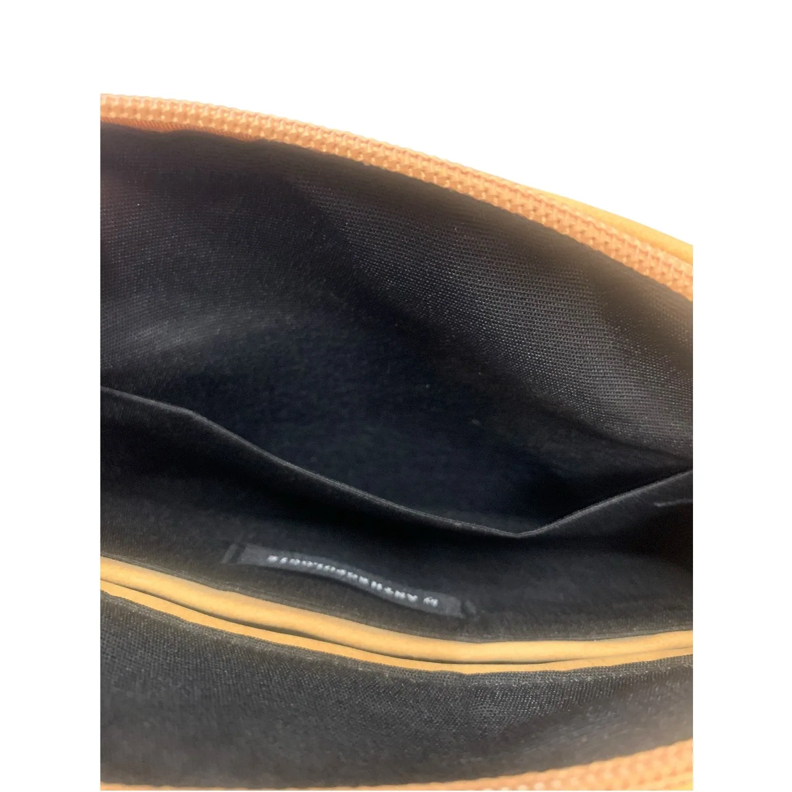 Anthropologie Beige Faux Suede Bag