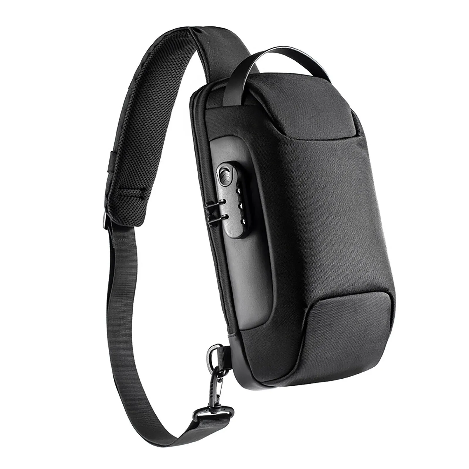 Anti Theft Sling Bag Chest Bag Crossbody Backpack w/ USB Charge Port