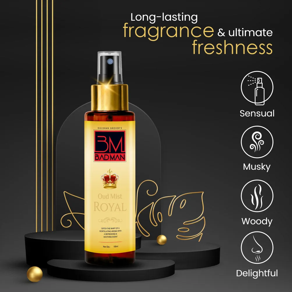 BADMAN Premium Royal Oud Mist Spray, 100ml