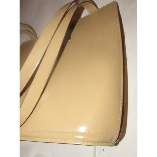 Bally Bucket Bag Xl Handle Two Strap With Double B Logo Accent Beigetan Leather Satchel