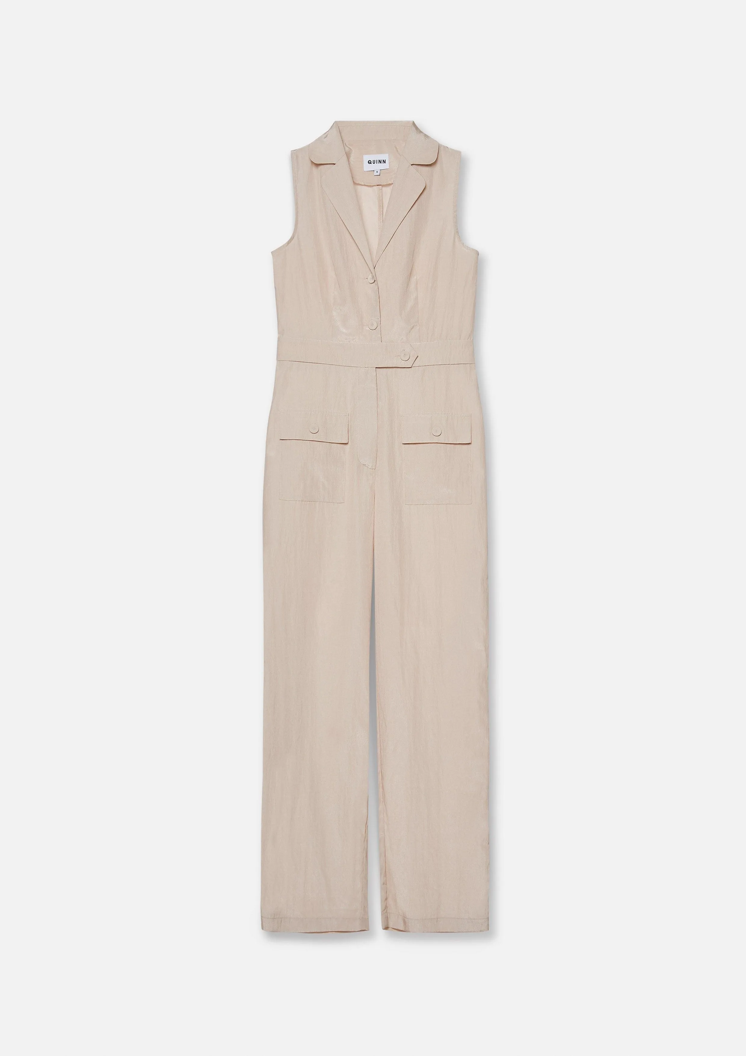 Beachside Oasis Sleeveless Jumpsuit
