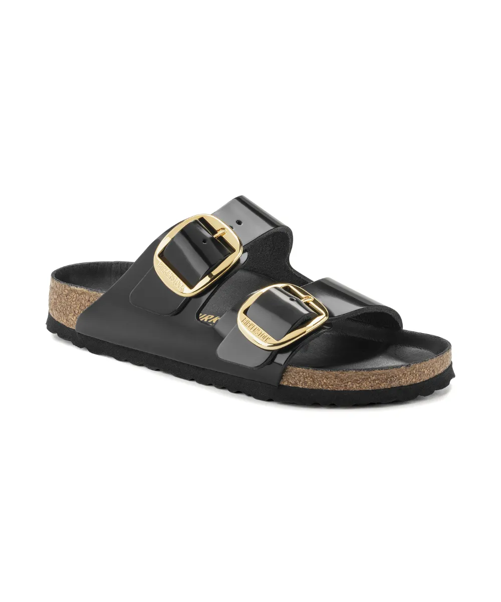 BIRKENSTOCK ARIZONA BIG BUCKLE IN BLACK PATENT