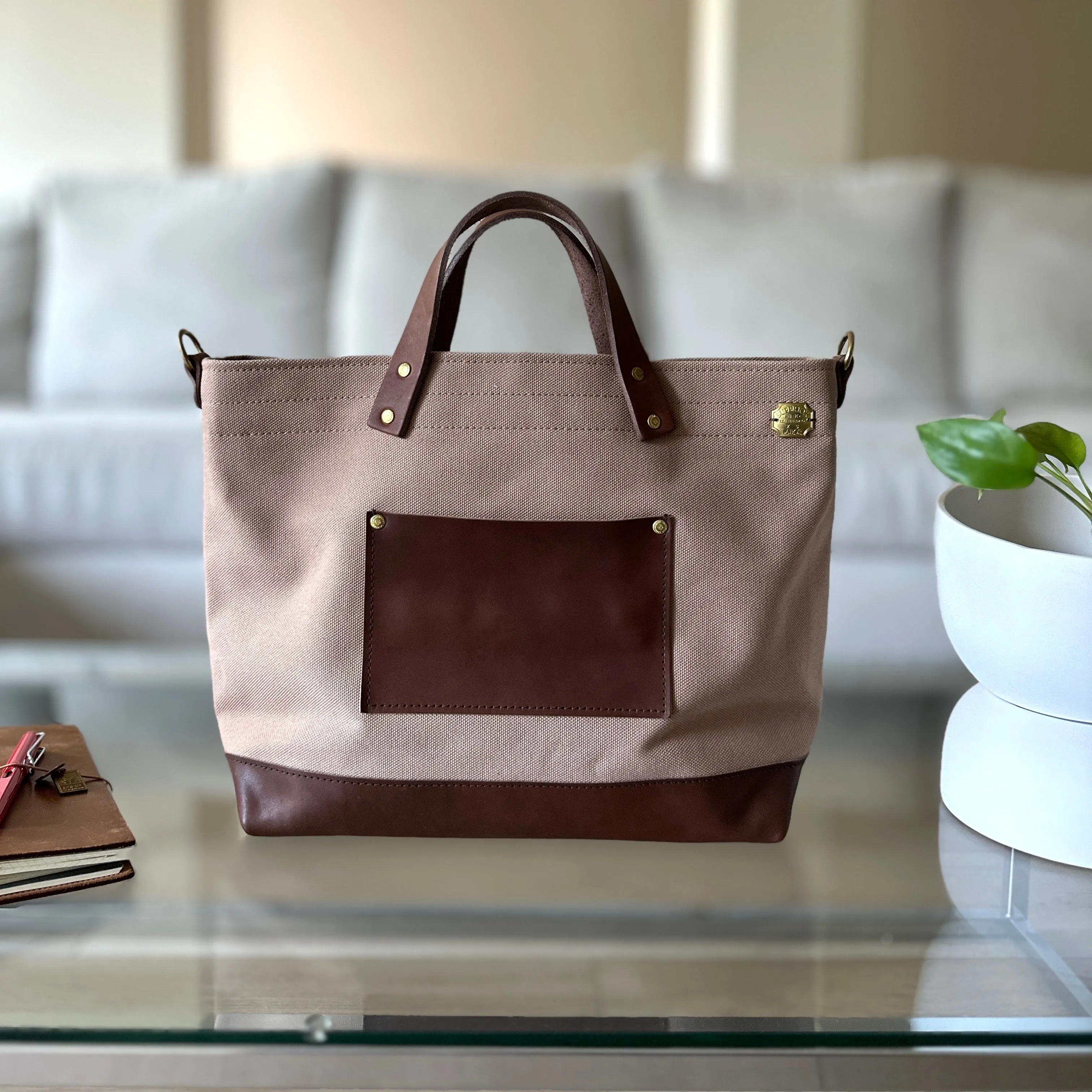[BKxTSL] Engineer Shoulder Bag // Beige (XS)