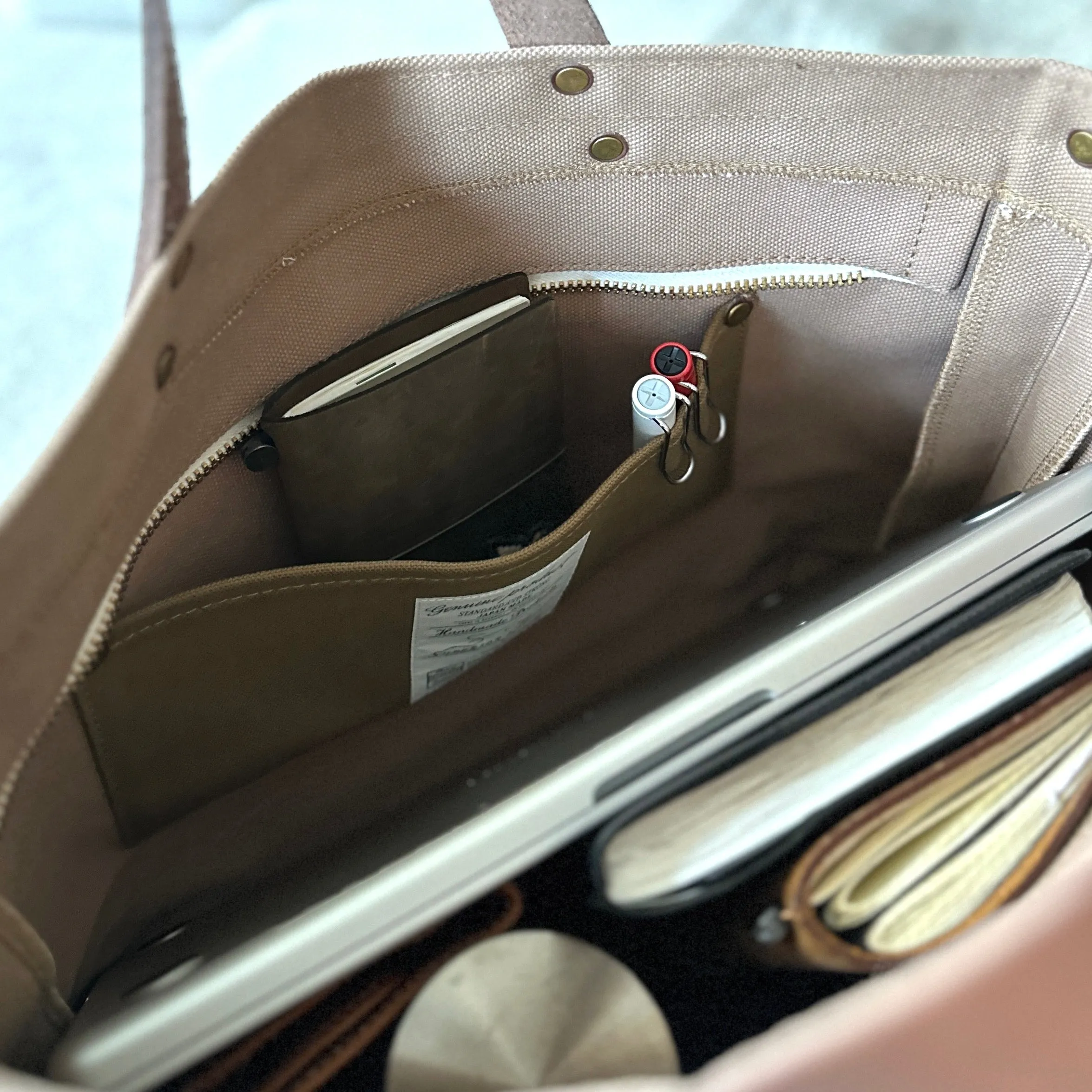 [BKxTSL] Engineer Shoulder Bag // Beige (XS)
