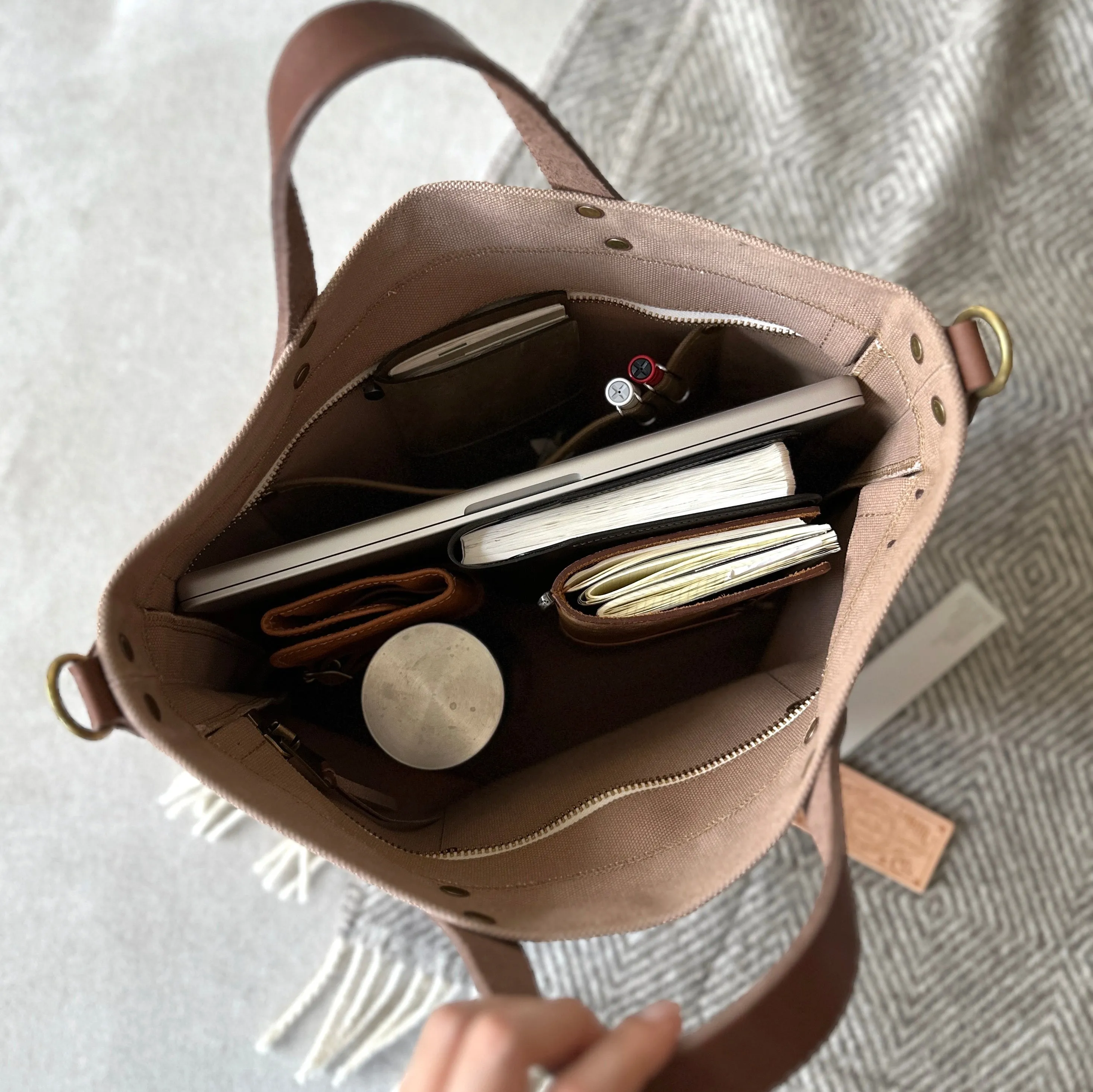 [BKxTSL] Engineer Shoulder Bag // Beige (XS)