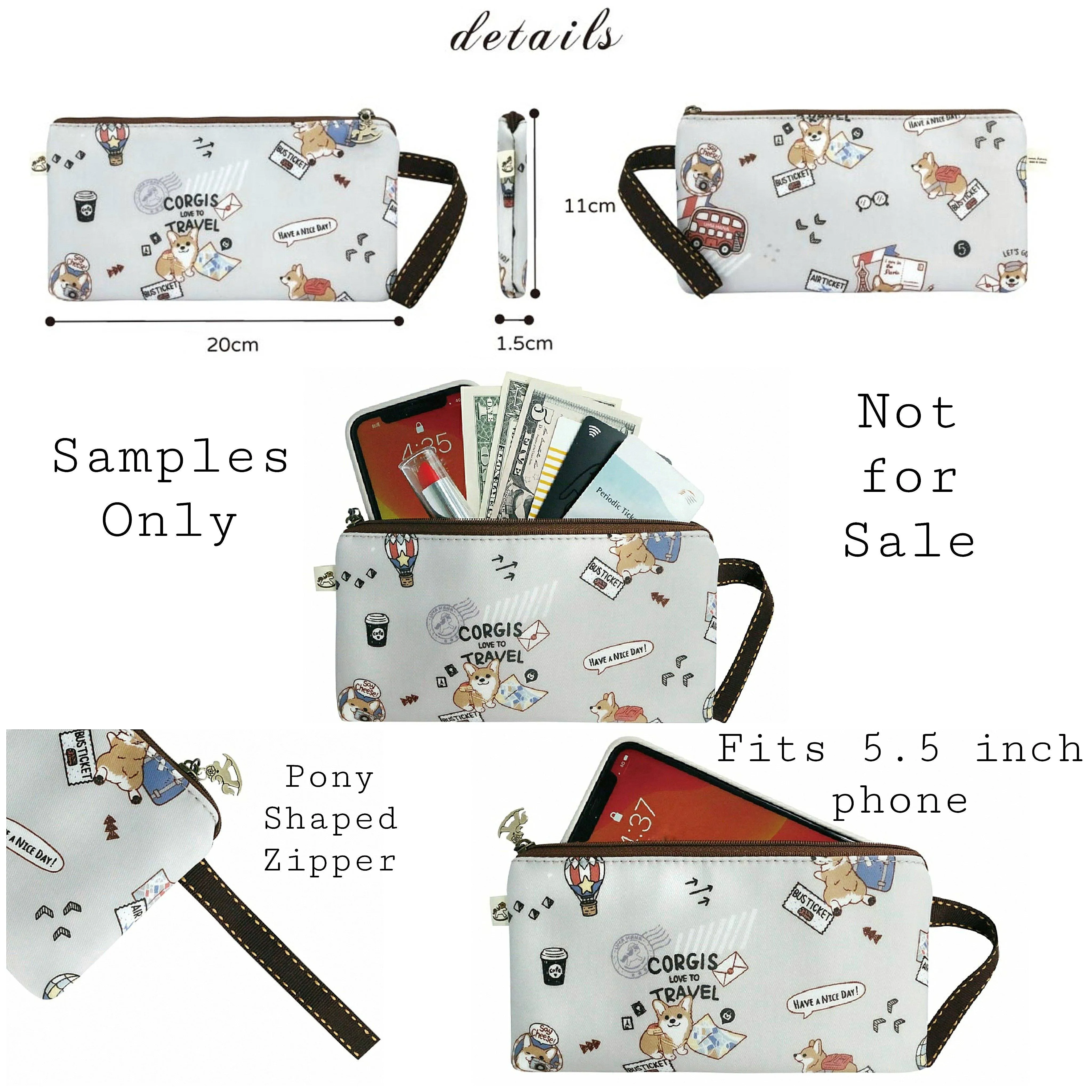 Blue Cactus Long Coin Purse