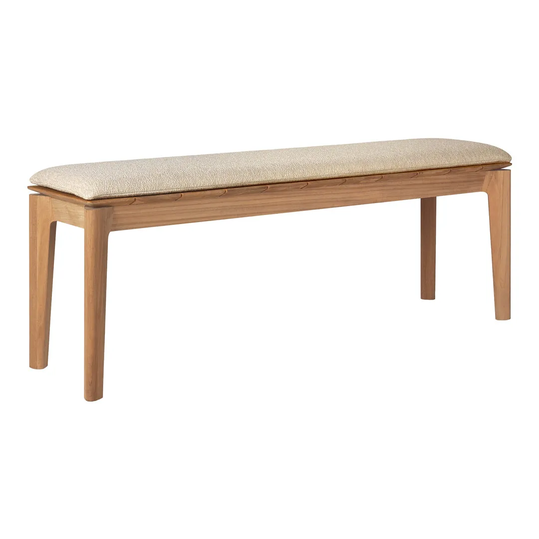 Bok Outdoor Bench w/ Cushion
