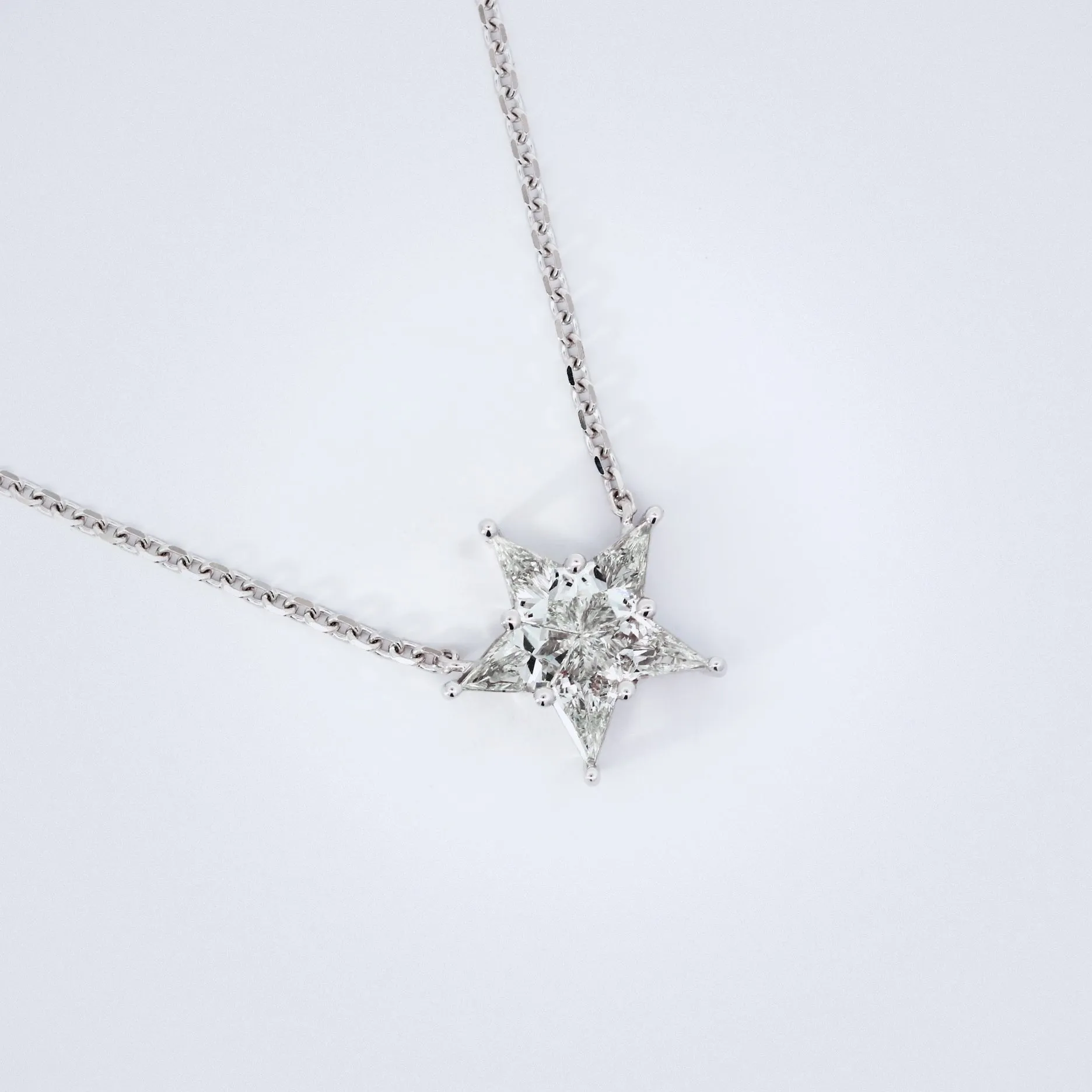 Brilliant Star Diamond Necklace