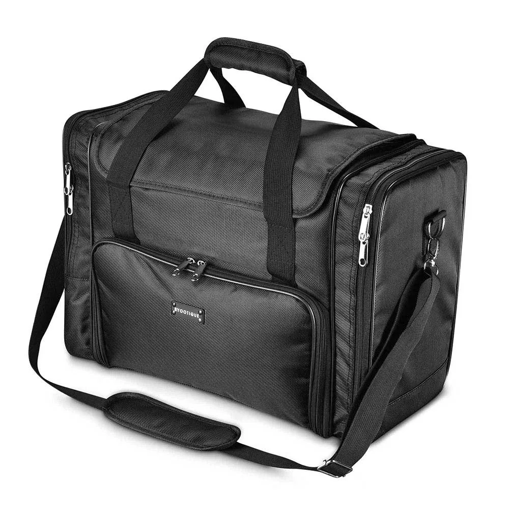 Byootique Essential 17" Makeup Train Case 1200D Oxford Soft Brushes Holder