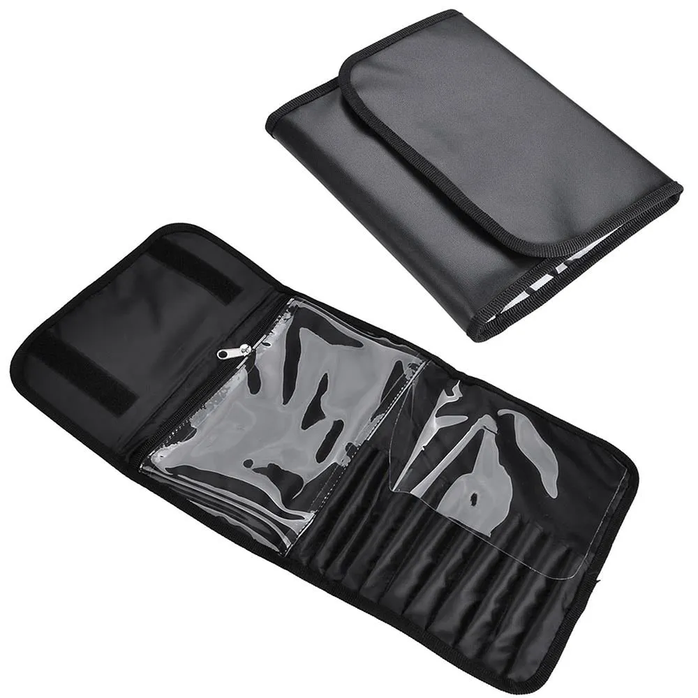 Byootique Essential 17" Makeup Train Case 1200D Oxford Soft Brushes Holder