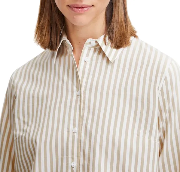b.young camicia a righe con manica lunga da donna Byhetila 20814341 201072 safari mix
