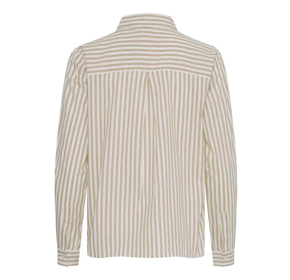 b.young camicia a righe con manica lunga da donna Byhetila 20814341 201072 safari mix