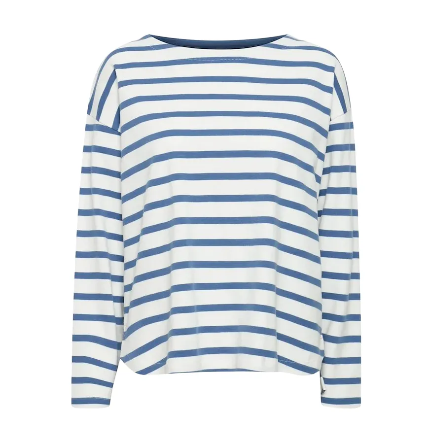 b.young maglioncino a righe da donna Byramsi 20814422 200450 bianco-blu