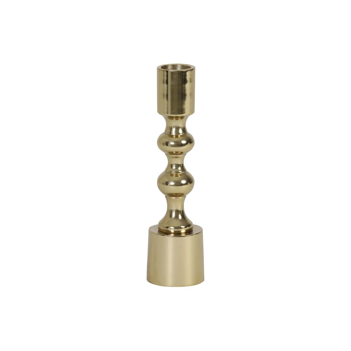 CANDLE HOLDER Ø4,5X16 CM BABIMO GOLD