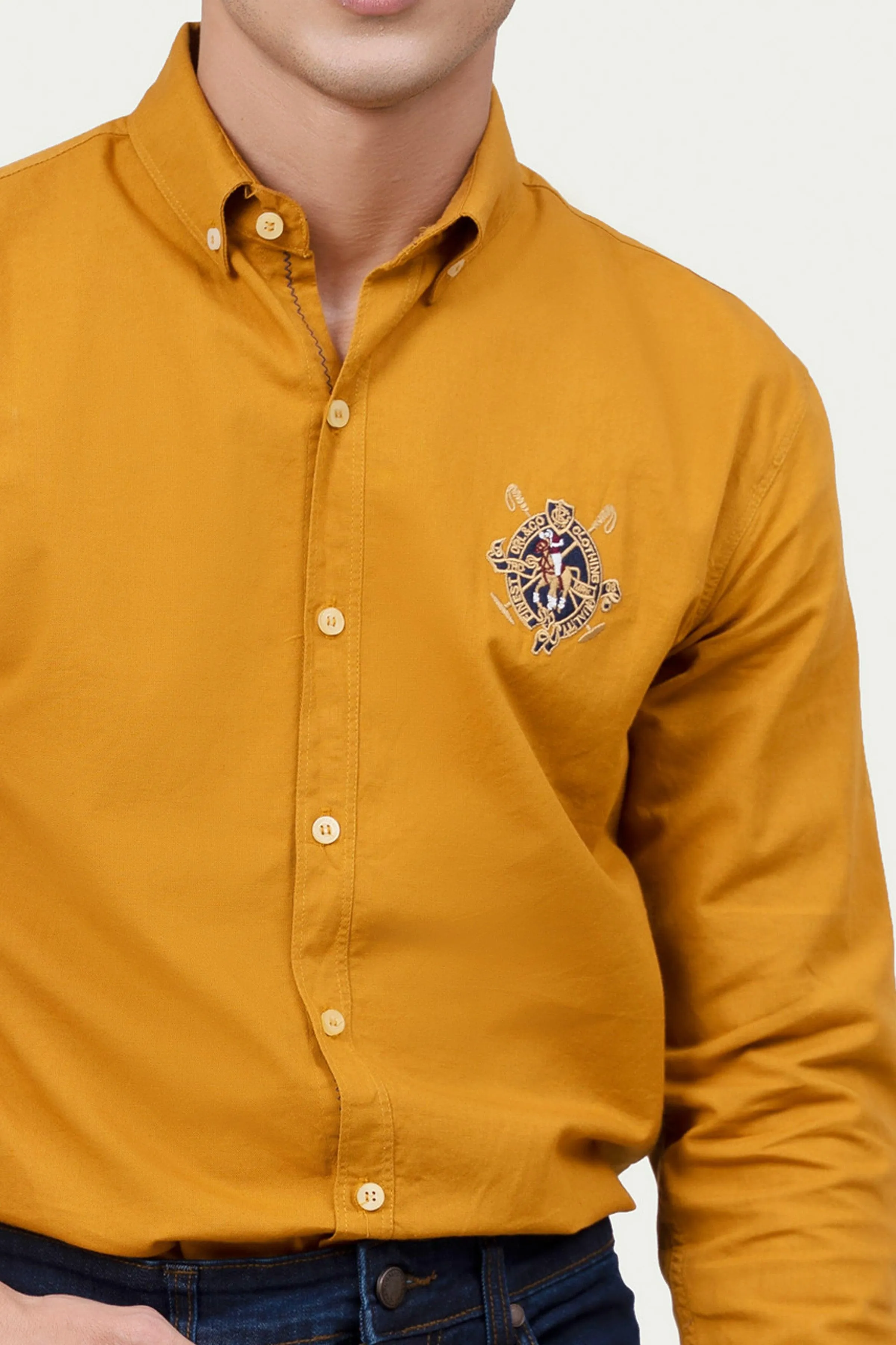 CASUAL SHIRT MUSTARD