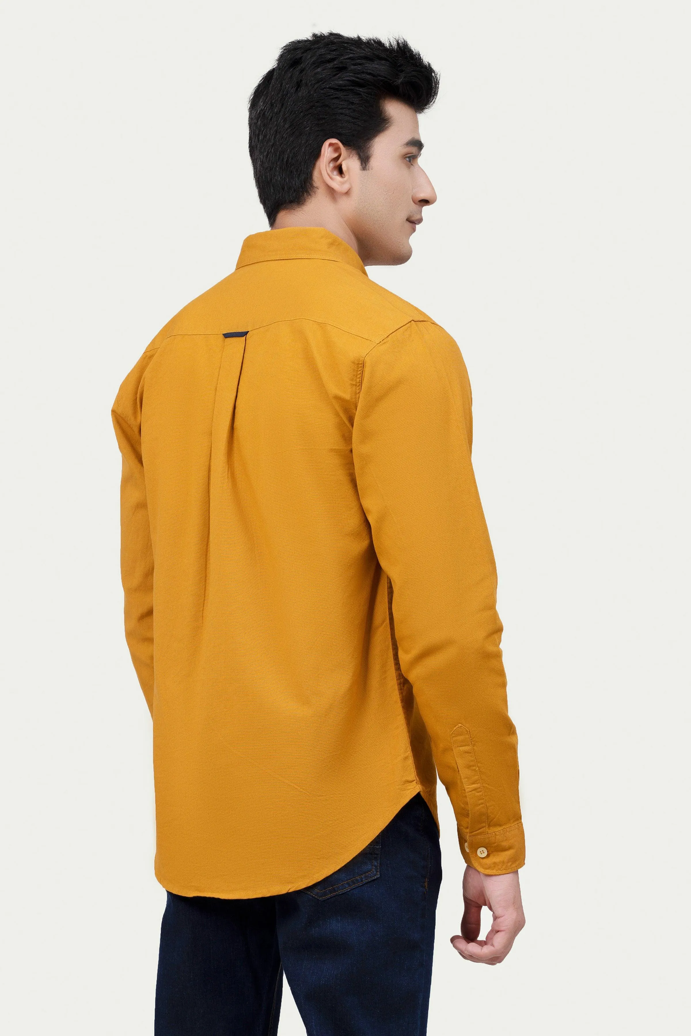 CASUAL SHIRT MUSTARD