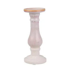 CERAMIC 11" CANDLE HOLDER