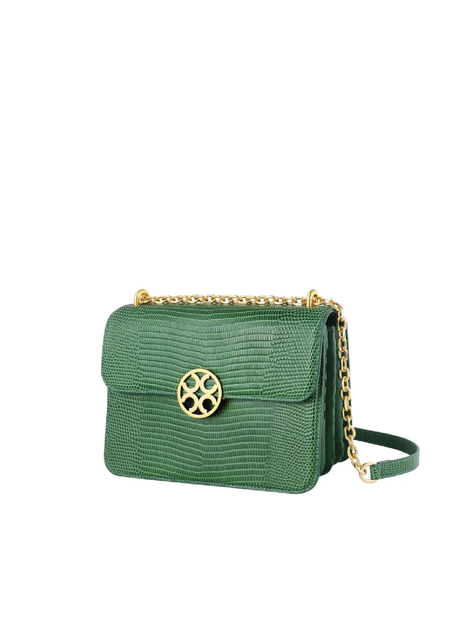 Chain Shoulder Bag - Green