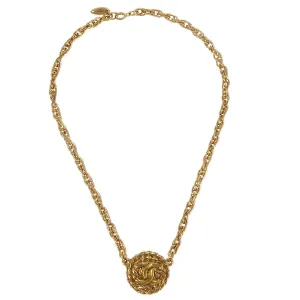 Chanel 1985 Woven CC Necklace 3632