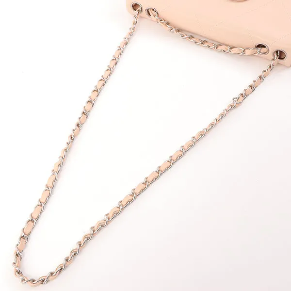 Chanel Around 2005 Made Wild Stitch Big Cc Mark Plate Chain Bag Baby Pink