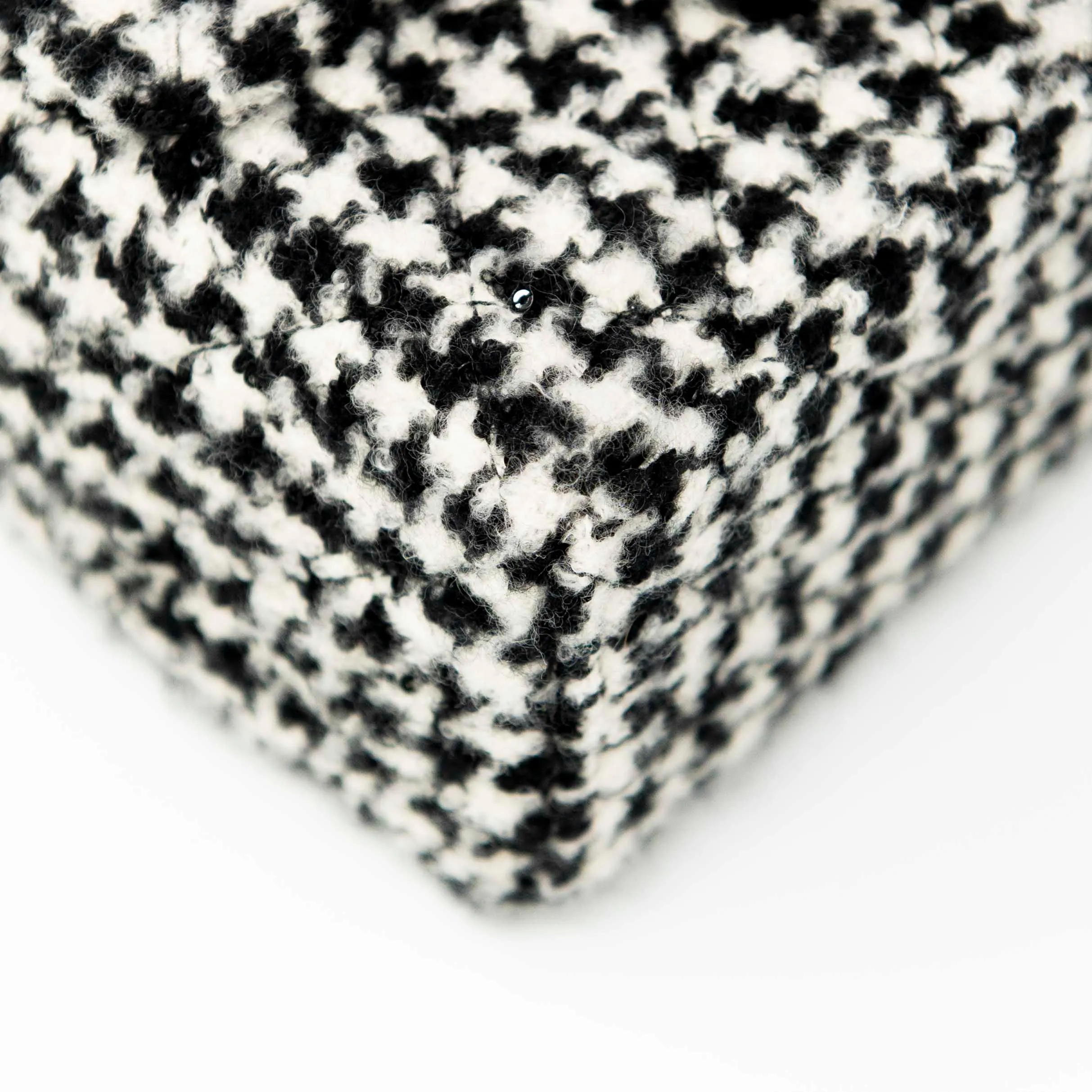 Chanel Houndstooth Tweed Mini Square Flap