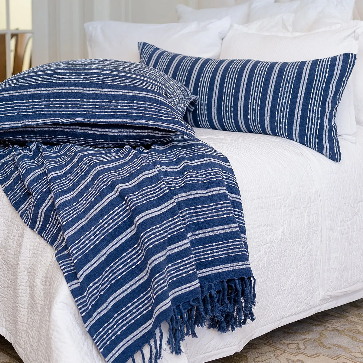 Chenille Stripe Euro Sham