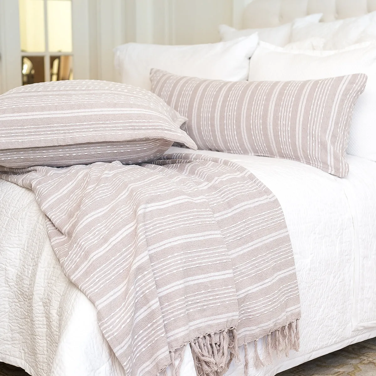 Chenille Stripe Euro Sham