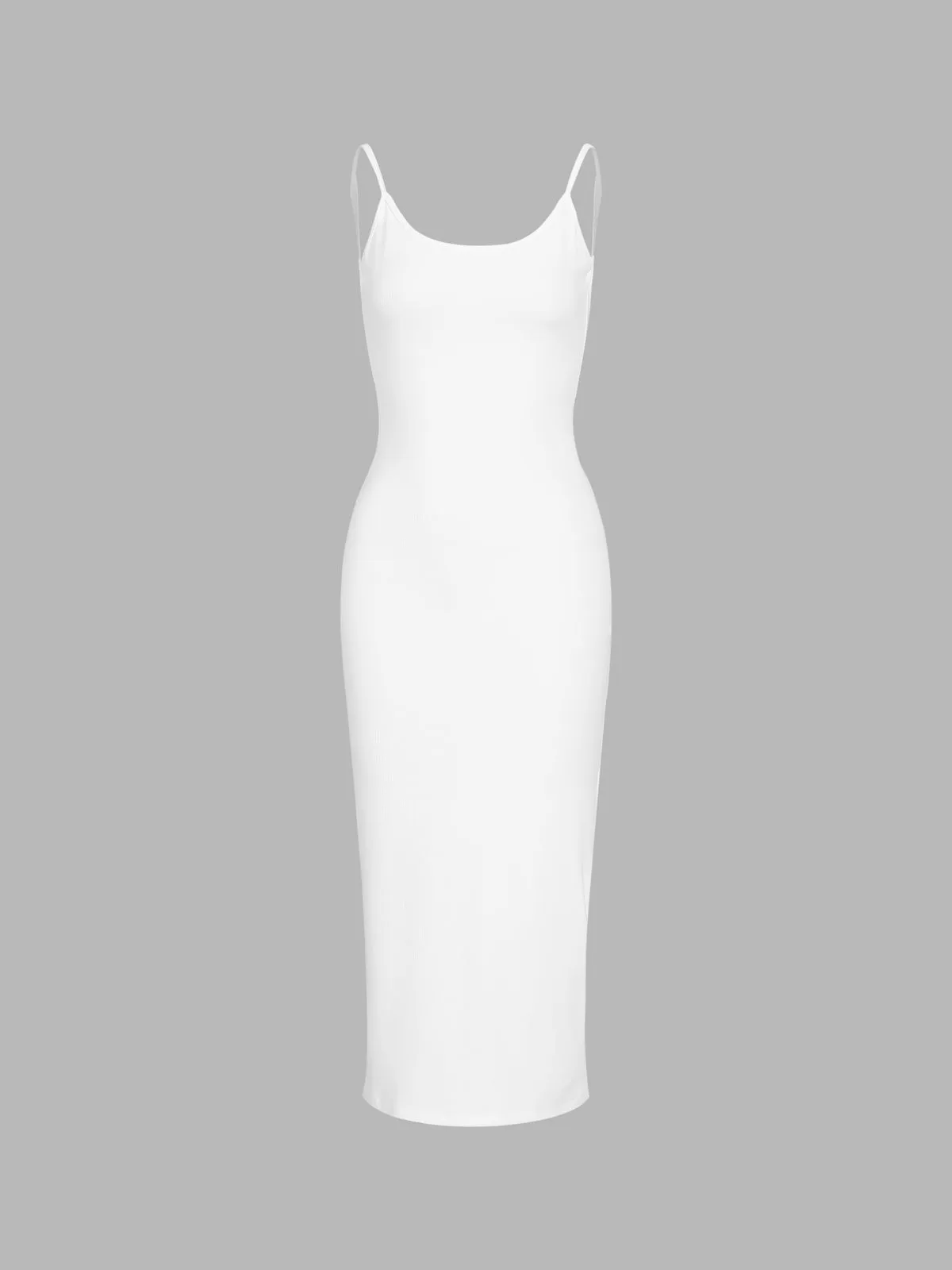 Classic Open Graceful Back Midi Dress