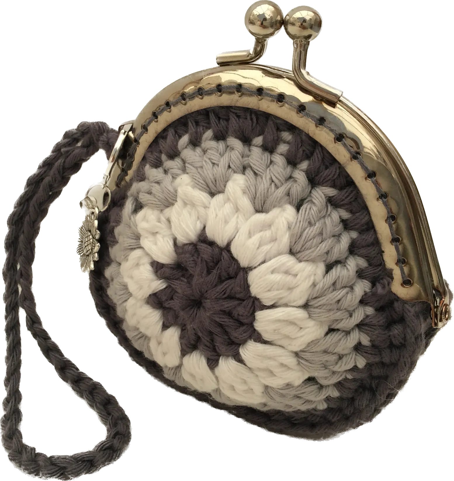 COTTON POD Crochet Pattern ~ Flower Coin Purse