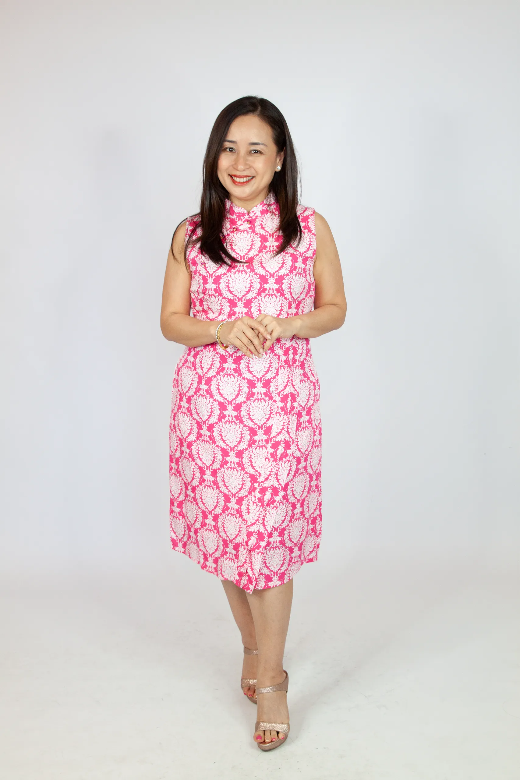 Cotton Regal Print Oriental Dress