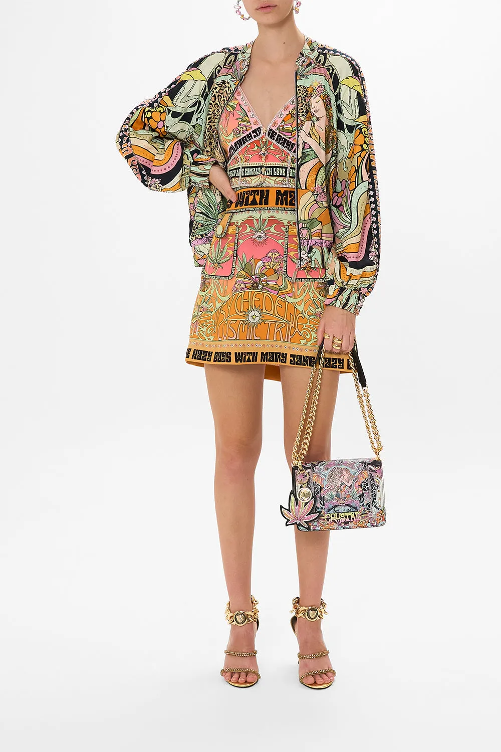 CROSSBODY BOX BAG WITH CHAIN DAY TRIPPIN