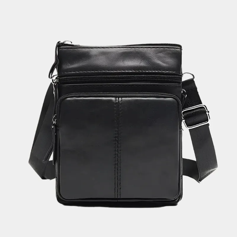 Crossbody Leather Shoulder Bag - Cross & Crown