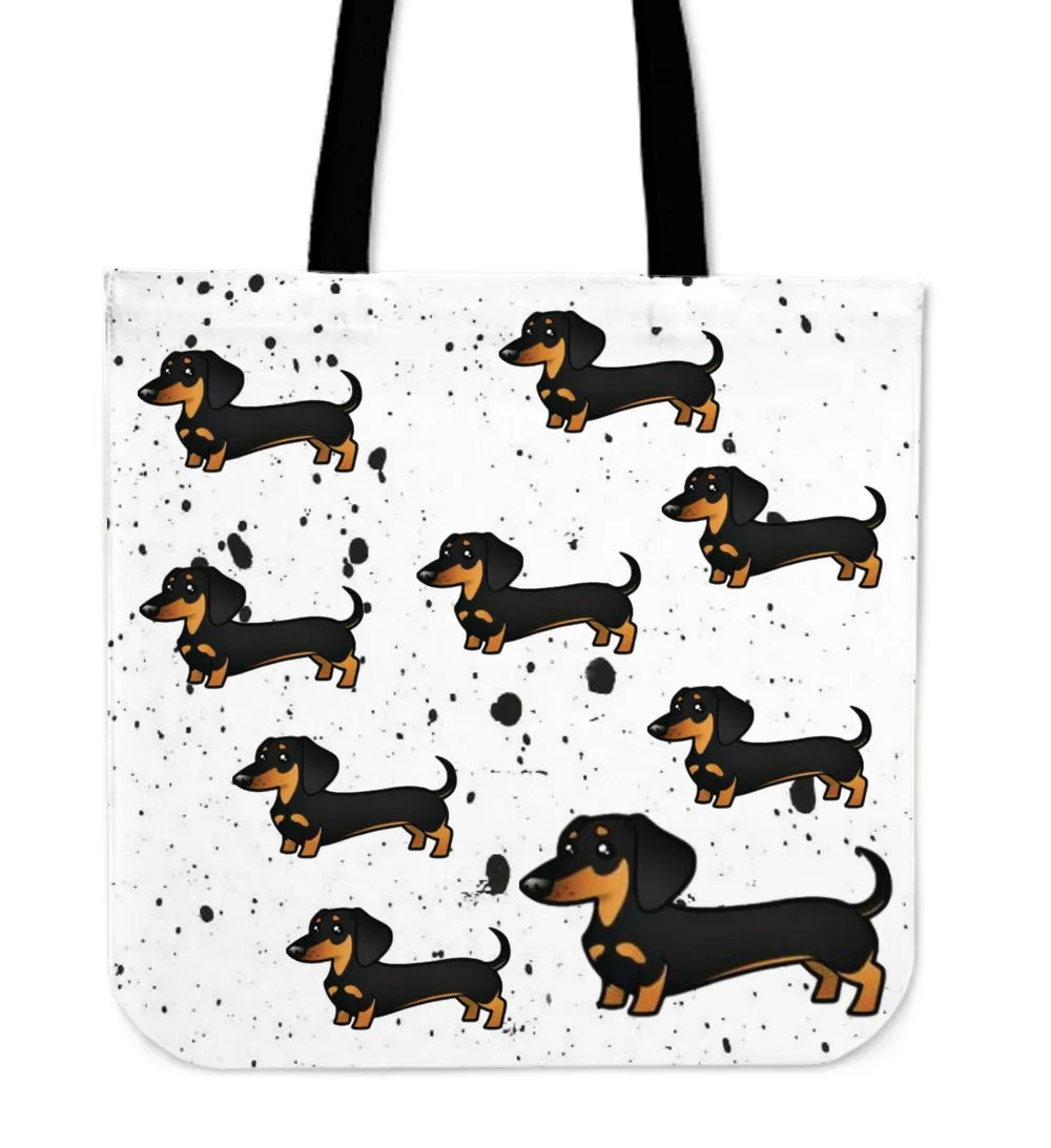 Dachshund Cotton Tote Bag