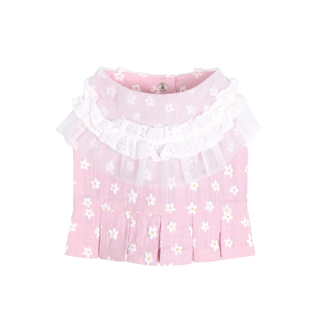 Daisy Lace Collar Top