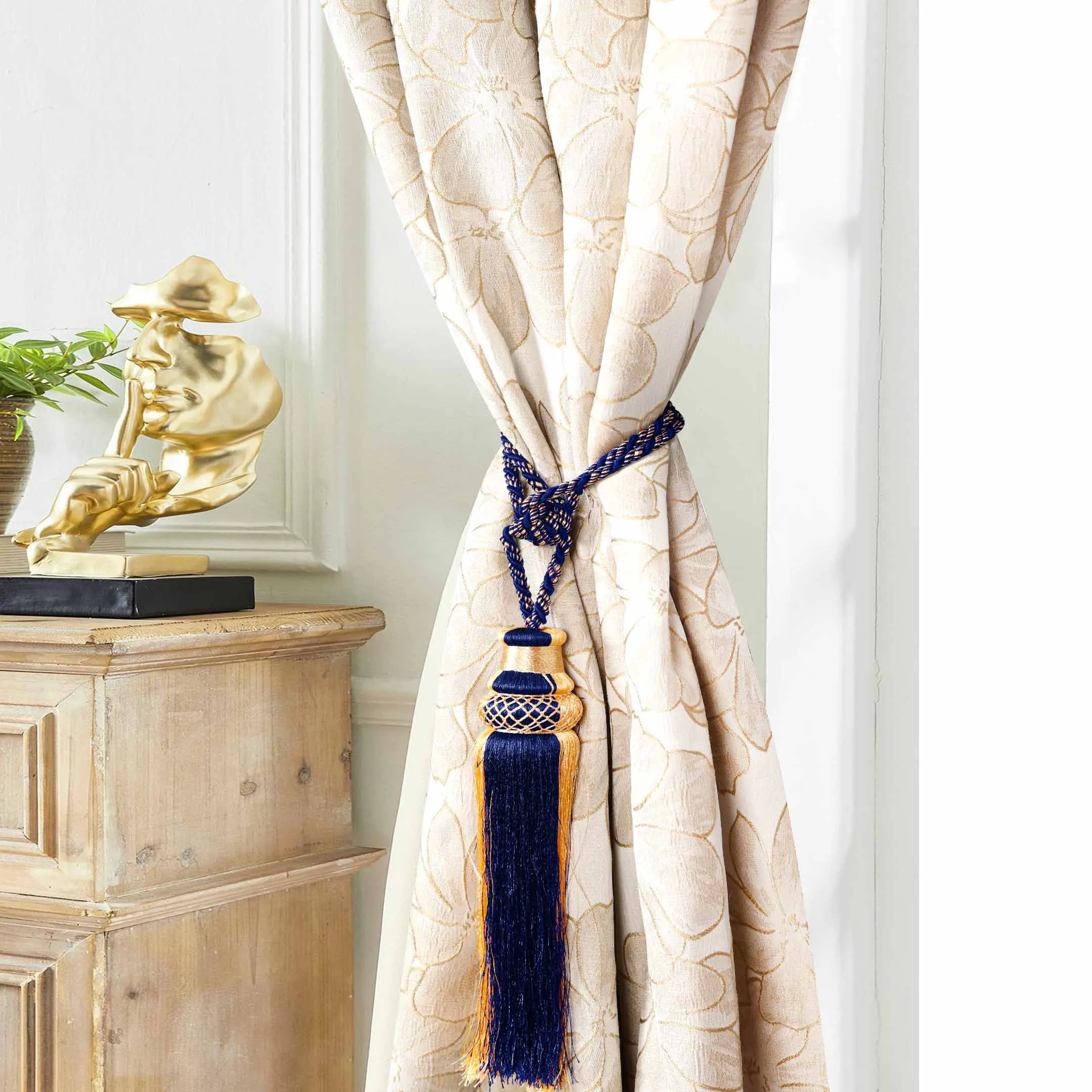 Decorative Hanging Tassel Curtain Tiebacks