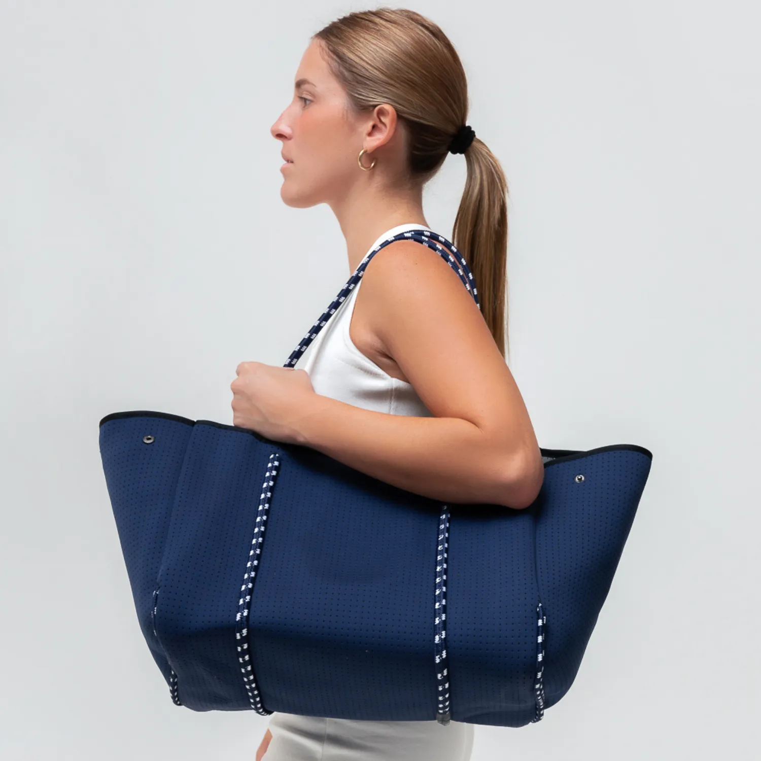 DEEP BLUE SET - EVERYDAY TOTE AND POUCH