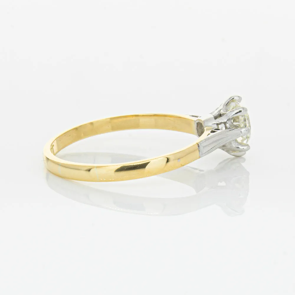 Deja Vu 18ct Yellow Gold & Palladium .70ct Diamond Ring