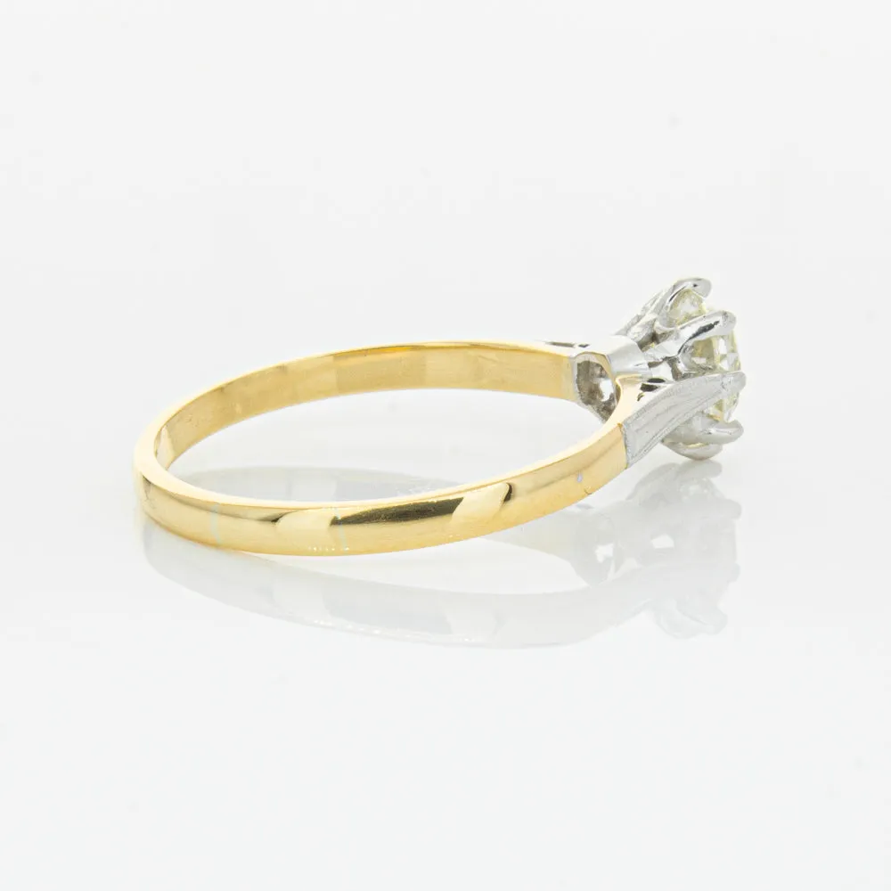 Deja Vu 18ct Yellow Gold & Palladium .70ct Diamond Ring