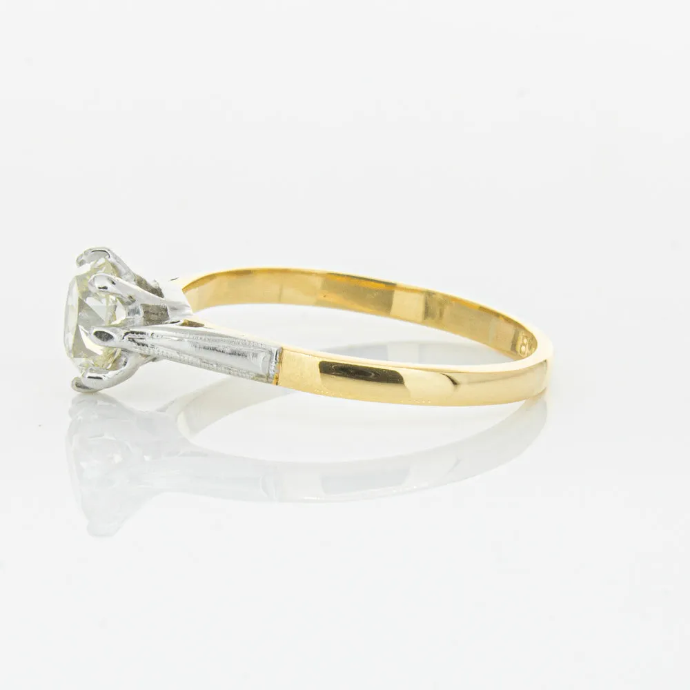 Deja Vu 18ct Yellow Gold & Palladium .70ct Diamond Ring