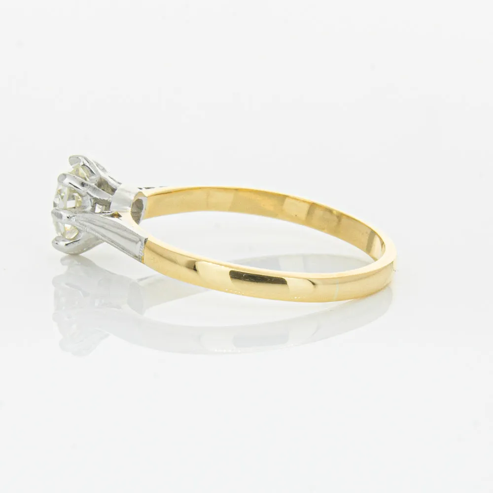 Deja Vu 18ct Yellow Gold & Palladium .70ct Diamond Ring